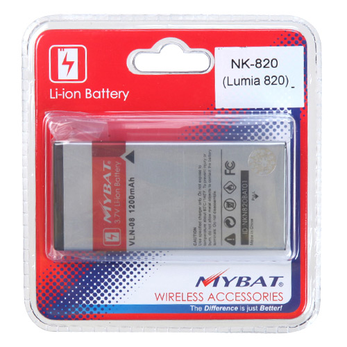 Standard Replacement Battery for Nokia Lumia 820 - Li-1200 mAh