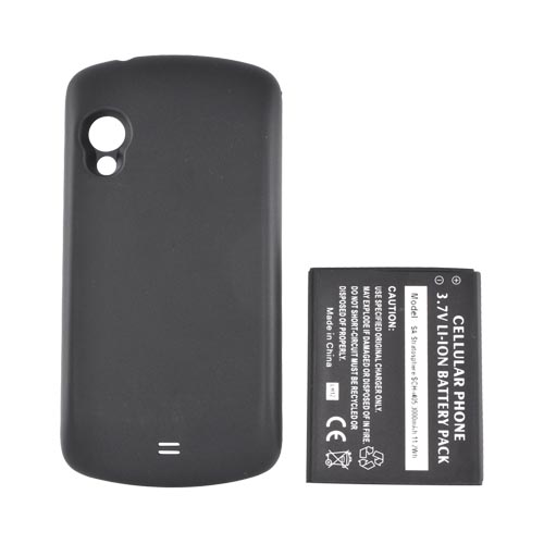 Samsung Stratosphere i405 Extended Battery (3000 mAh) w/ Rubberized Back Door - Black