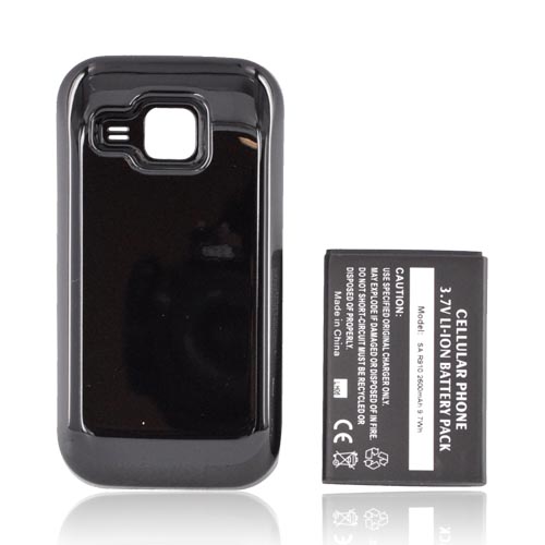 Samsung Galaxy Indulge R910 Extended Battery & Door - Black (2600 mAh)