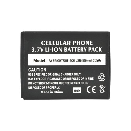 Samsung Brightside Standard Replacement Battery (850 mAh) - Black