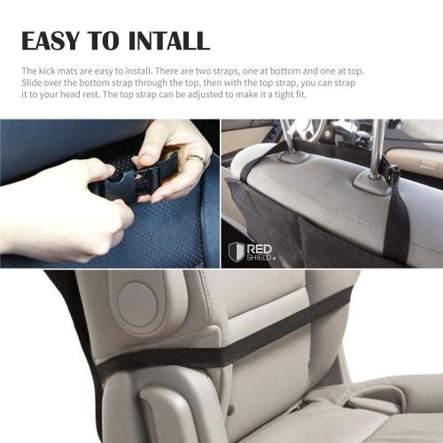 REDshield Auto Car Seat Back Protector Kick Mat