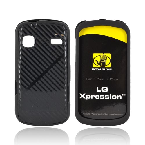 Original Body Glove LG Xpression Snap-On Rubberized Hard Shell w/ Textured Back, CRC92782 - Black