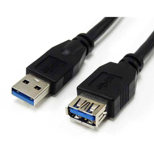Black USB 3.0 A Male to A Female Extension Cable - 15FT/ 4.5M