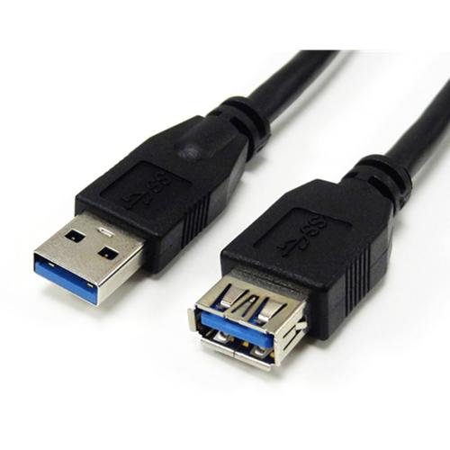 Black USB 3.0 A Male to A Female Extension Cable - 6FT/ 1.8M