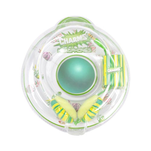 Original Charms Universal 3.5mm Headphones, DGL-601-TBP - Green/ Yellow
