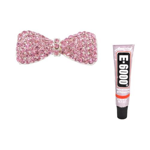Universal DIY Bundle w/ Pink Bling Bow & E-6000 Glue