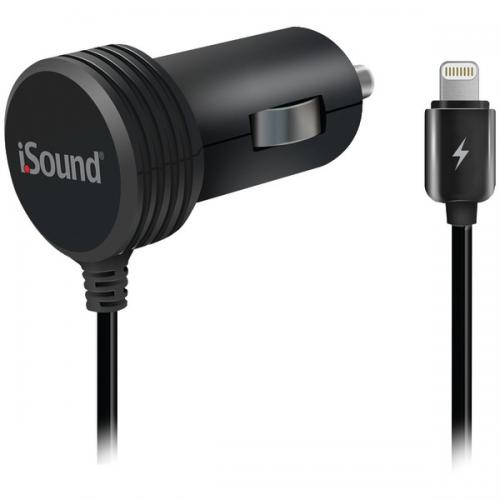 ISOUND ISOUND-5904 2.4-Amp Car Charger with Lightning Compatible Connector