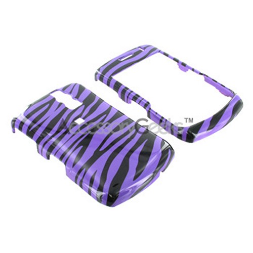 Blackberry Curve 8330, 8320, 8310, 8300 Hard Case - Purple Zebra