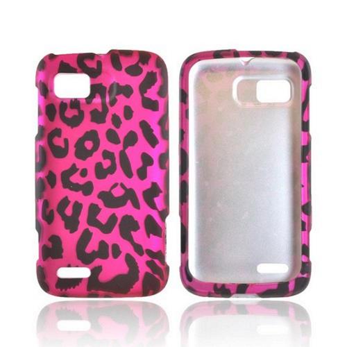 Blackberry Bold 9650 & Tour 9630 Hard Case - Hot Pink Zebra on Black