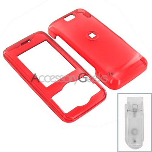 LG Chocolate Hard Case - Transparent Red