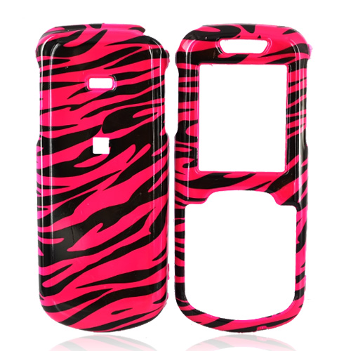 Samsung Stunt R100 Hard Case - Hot Pink/Black Zebra
