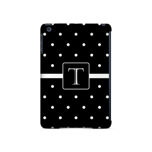 T on Classic Mini Polka Dots - Geeks Designer Line Monogram Series Hard Case for Apple iPad Mini