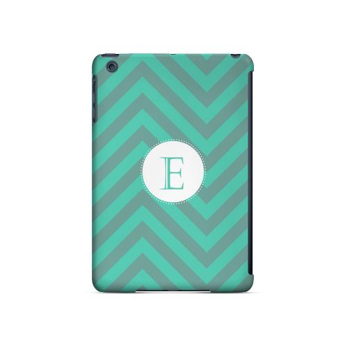 Seafoam Green E on Zig Zags - Geeks Designer Line Monogram Series Hard Case for Apple iPad Mini Seafoam Green E on Zig Zags - Geeks Designer Line Monogram Series Hard Case for Apple iPad Mini