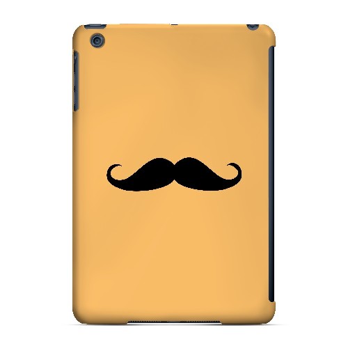 Mustache Orange - Geeks Designer Line Humor Series Hard Case for Apple iPad Mini Mustache Orange - Geeks Designer Line Humor Series Hard Case for Apple iPad Mini