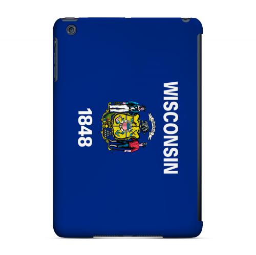 Wisconsin - Geeks Designer Line Flag Series Hard Back Case for Apple iPad Mini Wisconsin - Geeks Designer Line Flag Series Hard Back Case for Apple iPad Mini