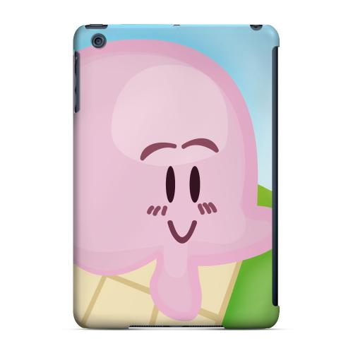 Geeks Designer Line (GDL) Slim Hard Case for Apple iPad Mini - Cute Pink Ice Cream Cone