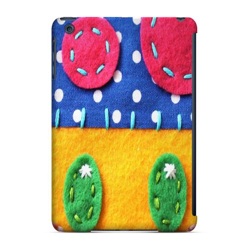 Geeks Designer Line (GDL) Slim Hard Case for Apple iPad Mini - Blue/ Yellow Mushroom