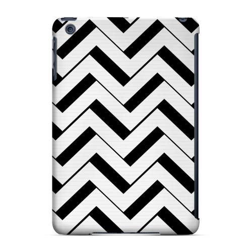 Geeks Designer Line (GDL) Slim Hard Case for Apple iPad Mini - Black/ White 3D