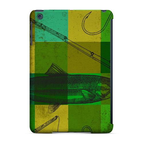 Geeks Designer Line (GDL) Slim Hard Case for Apple iPad Mini - Green Plaid Trout Design Geeks Designer Line (GDL) Slim Hard Case for Apple iPad Mini - Green Plaid Trout Design