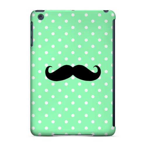 Geeks Designer Line (GDL) Slim Hard Case for Apple iPad Mini - Stache on Mint Geeks Designer Line (GDL) Slim Hard Case for Apple iPad Mini - Stache on Mint