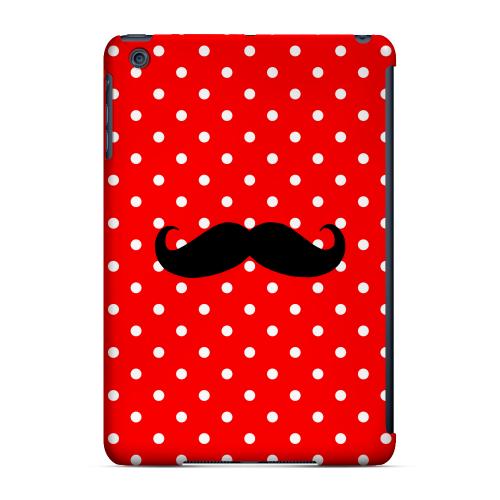 Geeks Designer Line (GDL) Slim Hard Case for Apple iPad Mini - Stache on Red Geeks Designer Line (GDL) Slim Hard Case for Apple iPad Mini - Stache on Red