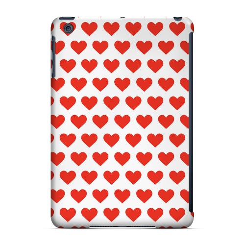 Geeks Designer Line (GDL) Slim Hard Case for Apple iPad Mini - Red Hearts on White Geeks Designer Line (GDL) Slim Hard Case for Apple iPad Mini - Red Hearts on White
