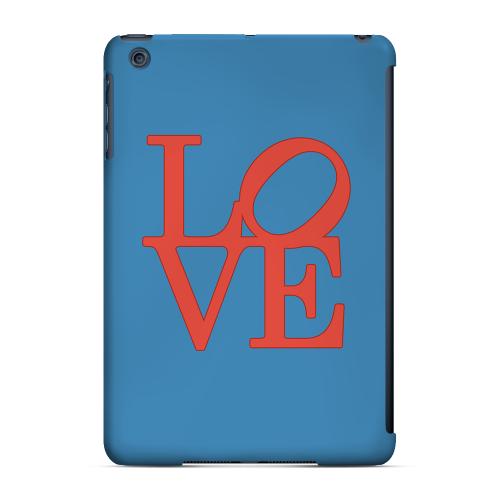 Geeks Designer Line (GDL) Slim Hard Case for Apple iPad Mini - Red Love on Blue Geeks Designer Line (GDL) Slim Hard Case for Apple iPad Mini - Red Love on Blue
