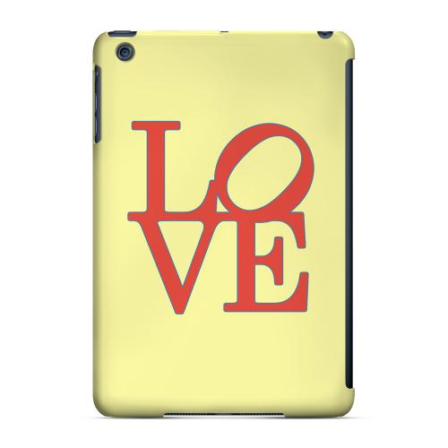Geeks Designer Line (GDL) Slim Hard Case for Apple iPad Mini - Red Love on Yellow Geeks Designer Line (GDL) Slim Hard Case for Apple iPad Mini - Red Love on Yellow