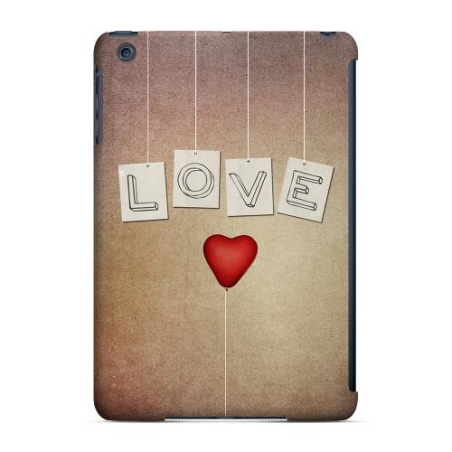 Geeks Designer Line (GDL) Slim Hard Case for Apple iPad Mini - Love & Heart Balloon