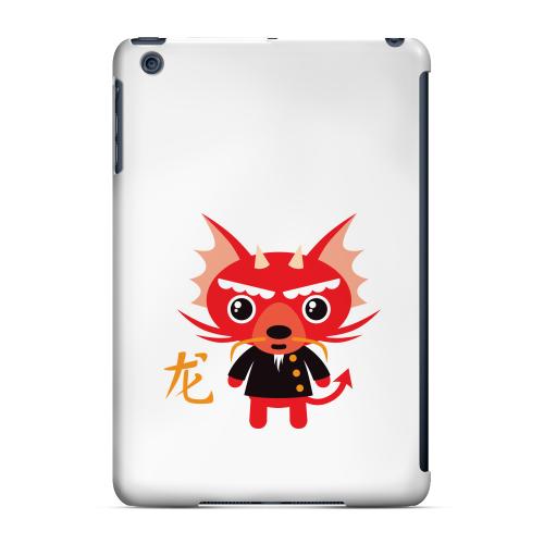 Geeks Designer Line (GDL) Slim Hard Case for Apple iPad Mini - Dragon on White