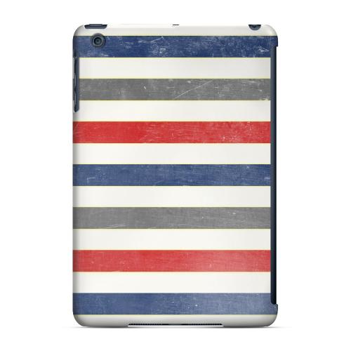 Geeks Designer Line (GDL) Slim Hard Case for Apple iPad Mini - Stripey Blue/ Red