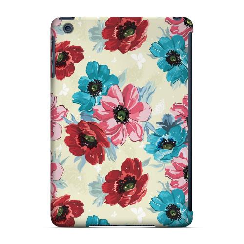 Geeks Designer Line (GDL) Slim Hard Case for Apple iPad Mini - Blue/ Red Floral Geeks Designer Line (GDL) Slim Hard Case for Apple iPad Mini - Blue/ Red Floral