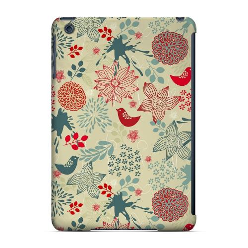 Geeks Designer Line (GDL) Slim Hard Case for Apple iPad Mini - Lovebird Floral Splatter