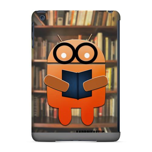 Geeks Designer Line (GDL) Slim Hard Case for Apple iPad Mini - Studious Orange Robot
