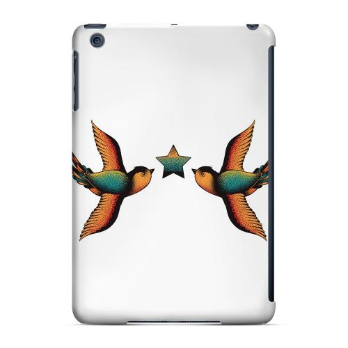 Geeks Designer Line (GDL) Slim Hard Case for Apple iPad Mini - Dual Swallow Star on White Geeks Designer Line (GDL) Slim Hard Case for Apple iPad Mini - Dual Swallow Star on White