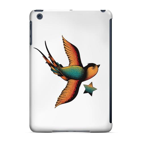 Geeks Designer Line (GDL) Slim Hard Case for Apple iPad Mini - Swallow Star on White