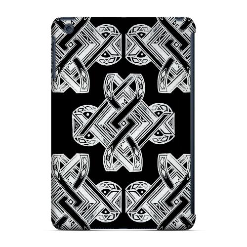 Geeks Designer Line (GDL) Slim Hard Case for Apple iPad Mini - Tribal Art on Black