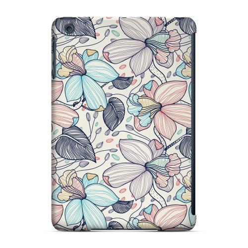 Geeks Designer Line (GDL) Slim Hard Case for Apple iPad Mini - Colorful Orchid Lines