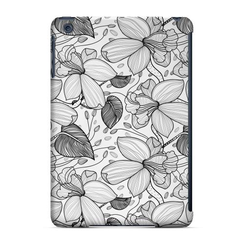 Geeks Designer Line (GDL) Slim Hard Case for Apple iPad Mini - Black on White Orchid Lines Geeks Designer Line (GDL) Slim Hard Case for Apple iPad Mini - Black on White Orchid Lines