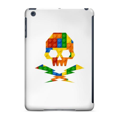 Geeks Designer Line (GDL) Slim Hard Case for Apple iPad Mini - Blocks Skull Lightning Crossbones