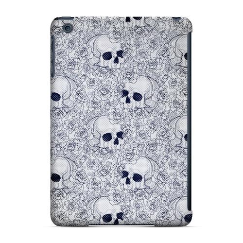 Geeks Designer Line (GDL) Slim Hard Case for Apple iPad Mini - Thorn Skull Blue Halftone