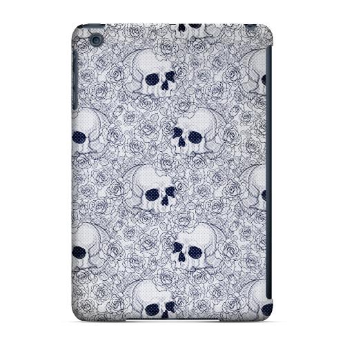 Geeks Designer Line (GDL) Slim Hard Case for Apple iPad Mini - Thorn Skull Blue Halftone