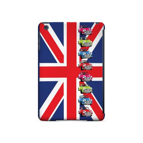 Multi Mini Coopers on Union Jack - Geeks Designer Line Auto Series Hard Case for Apple iPad Mini