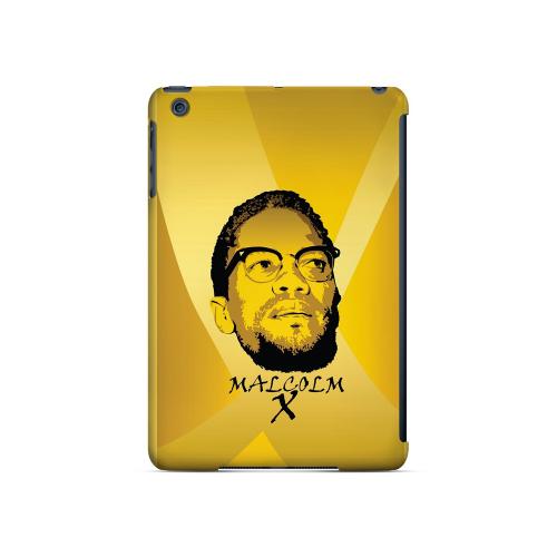 Malcolm X in the Middle on Yellow - Geeks Designer Line Revolutionary Series Hard Case for Apple iPad Mini