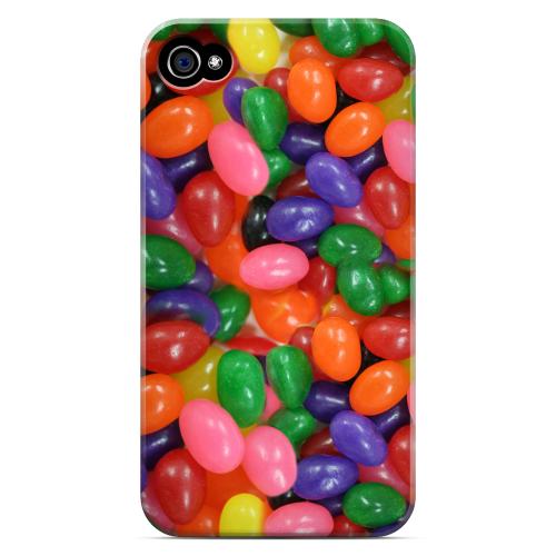 Geeks Designer Line (GDL) Apple iPhone 4/4S Matte Hard Back Cover - Assorted Jelly Beans