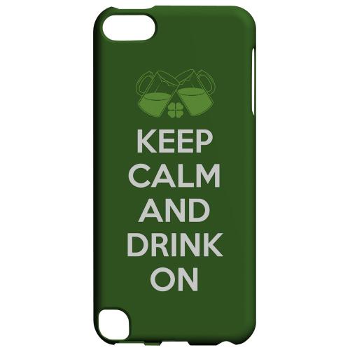Drink On - Geeks Designer Line Holiday Series Hard Case for Apple iPod Touch 5