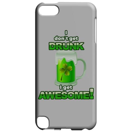 I Get Awesome - Geeks Designer Line Holiday Series Hard Case for Apple iPod Touch 5