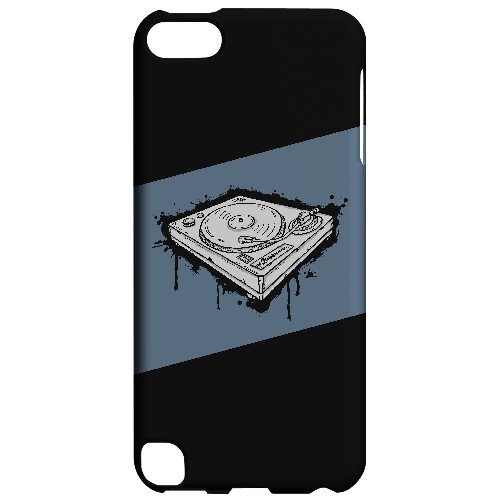 Wheel of Steel Blue - Geeks Designer Line Music Series Hard Case for Apple iPod Touch 5