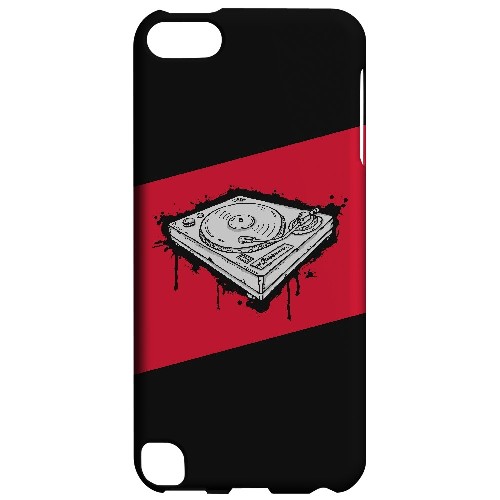 Wheel of Steel Red - Geeks Designer Line Music Series Hard Case for Apple iPod Touch 5