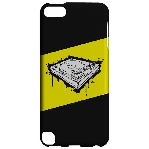 Wheel of Steel Yellow - Geeks Designer Line Music Series Hard Case for Apple iPod Touch 5